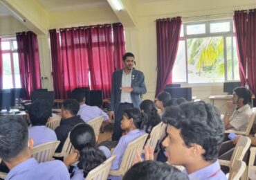 Empowering India through Web Innovation, session by Rohir Naik at P.E.S.’s R.S.N. College, Farmagudi