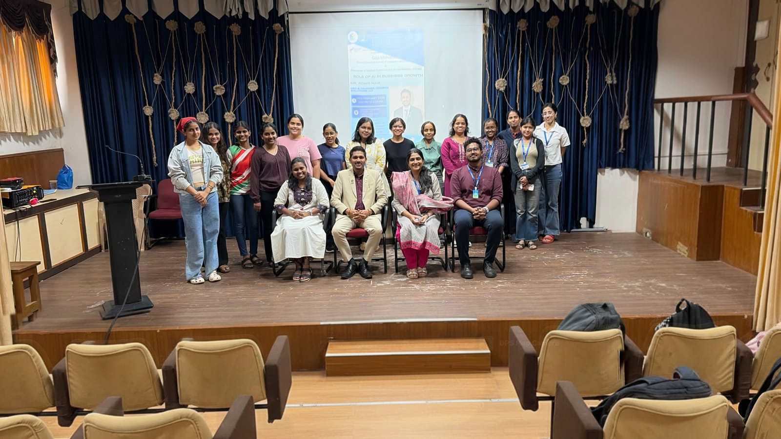 Role of AI in Business Growth Session Conducted at Converge 3.0, Goa University