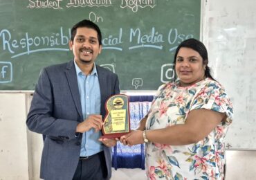 Rohir Naik Delivered Student Induction Session on Responsible Social Media Use at Government College, Quepem